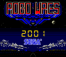 Robo Wres 2001 Title Screen